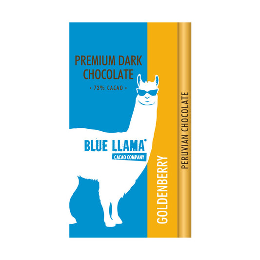 Blue Llama Chocolate - Golden Berries 72% Cacao 1.7oz