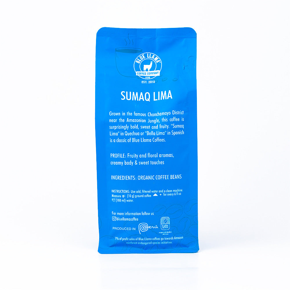 Sumaq Lima Blue Llama Coffee